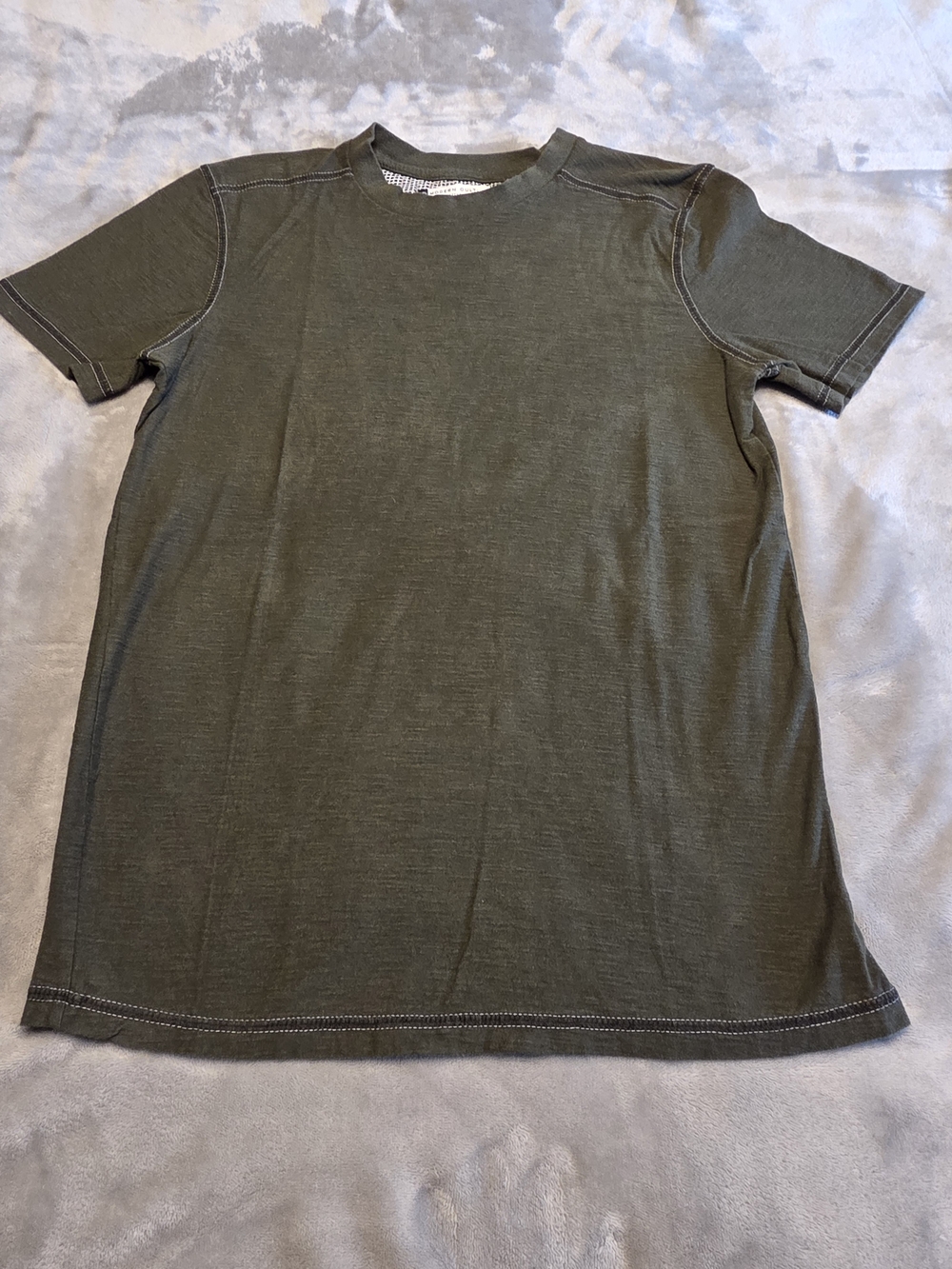 Modern Culture Olive Green Short Sleeve Crewneck T-Shirt